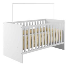 Berço Com Suporte Mosquiteiro Life Tigus Baby Branco