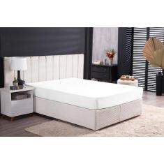 Lençol Casal com Elástico para Cama Box com 30 de Altura 180 fios 100%