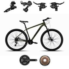 Bicicleta Aro 29 KSW XLT 100 21 Velocidades Aluminio MTB C/ Kit SHIMAN