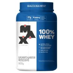 100% Whey Pote 900g - Max Titanium, Chocolate, 900g