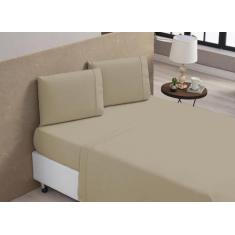 Jogo de Lençol Casal 4 Peças 800 Fios Algodão Egípcio Premium Elegante