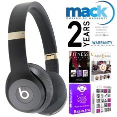 Fones de Ouvido Sem Fio Beats Solo 4 (Preto e Dourado) - 2 Anos de Gar