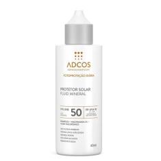 Protetor Solar Facial Adcos Fluid Mineral Fps50 Incolor 40Ml