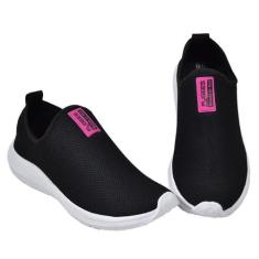 Tênis Meia Calce Fácil Feminino Academia Caminhada Treino - Fugees, Pr