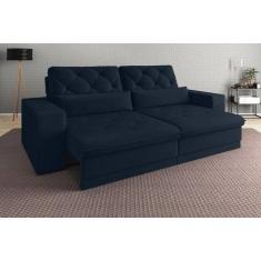 Sofá 3 Lugares Net Royale Assento Retrátil e Reclinável 2,00m (L) - NETSOFAS