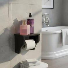 Porta Papel Higiênico Acessório para Banheiro Papeleira Suporte de Par