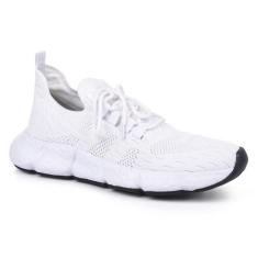 Tenis Unissex Esportivo Fast Pro Respiravel Knit Ortopedico Macio Conf