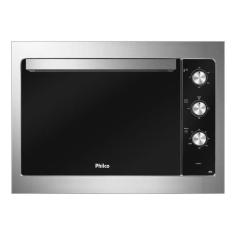 FORNO ELÉTRICO DE EMBUTIR PHILCO PFE47E PRETO COM BORDAS INOX 47L 127V