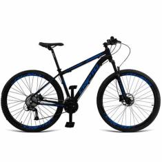 Bicicleta Aro 29 Cripto 24v Acera Freio Hidraulico Trava/k7, Preto, Az