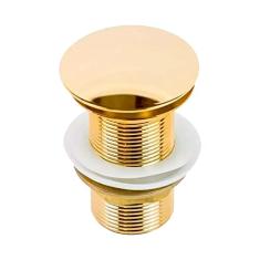 Pingoo.casa, Válvula de Escoamento Click para Cuba Banheiro Iguatemi - Dourado