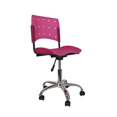 Cadeira Giratoria Ergoplax Secretaria Cromada
