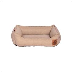Cama Para Cachorro Mabuu Pet - Linho Creme - Tamanho G 110x100Cm