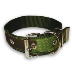 Coleira Xadrez 25Mm Para Cachorro Nicapet Cor Verde Nº 7