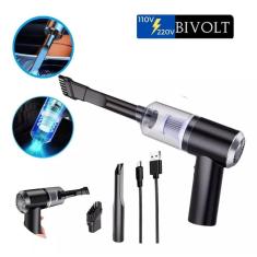 Aspirador de pó portátil 120w preto