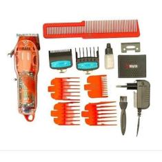 Máquina De Corte Wmark Ng 408 Laranja Cordless Bivolt, Bivolt