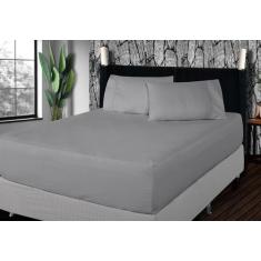 Jogo De Lençol Micropercal 600 Fios Diemond Queen 3 Peças  - Outcasa c