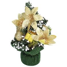 Árvore de Natal Artificial Requintado Bonito Cores Brilhantes Desktop Inovadores Enfeites de Árvore de Natal Vermelho São para Adicionar um Toque de Alegria e Elegância às Suas