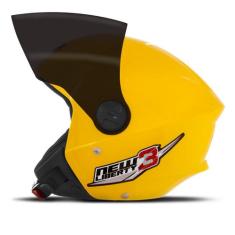 Capacete New Liberty 3 Three Viseira Fumê Moto Aberto Pro Tork Seguran