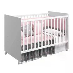 Berço Mel Branco Brilho - Reller Móveis Branco Brilho