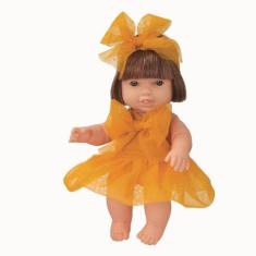 Boneca Bebê Doce Encanto Brinquedo em Vinil Menina Adijomar Brinquedo 