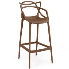 Banqueta Alta Allegra Design Cozinha/bancada - Marrom