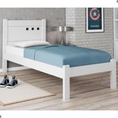 Cama Solteiro Paola Ii Branco