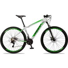 Bicicleta Aro 29 Dropp Aluminum 24 Vel Câmbio Traseiro Shimano Freio a Disco Bike MTB Alumínio-Unissex