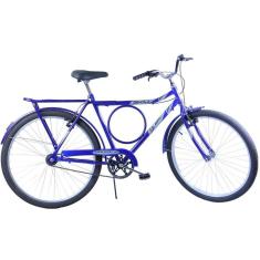 Bicicleta Aro 26 Masculina Barra Circular VB Potenza Azul-Masculino