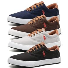 Kit 4 Pares Tenis Masculino Sapatenis Polo Street em Cadarço