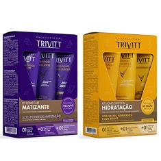 Kit Trivitt 6pcs: Home Care Matizante + Home Care Hidratação