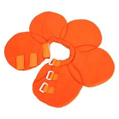 Coleira Cone para Gatos Confortável Coleira Ajustável para Animais Elizabeth Respirável Vaca Flores para Gatos (M)