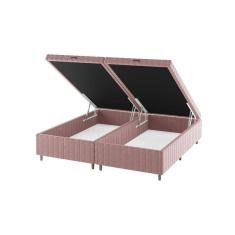 Base Box Baú Ibiza 35cm 2,03m 1,93m Turkey Rose