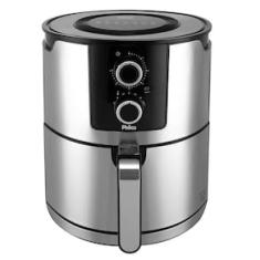 Fritadeira Elétrica Sem Óleo Air Fryer Philco PFR67PI 6L – Inox/Preta