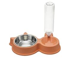 MBETA Bacia para cães tigela dupla tigela automática de água potável bacia de alimentos tigela de água para cães tigela de água para gato tigela de água anti-queda bacia de arroz suprimentos para