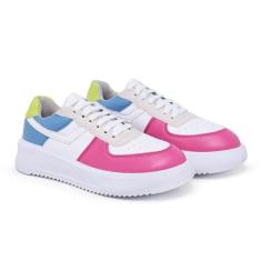 Tênis Feminino Retrô Casual Sneaker Clássico Confortável-Feminino