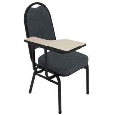 Cadeira Universitária Para Auditório Linha Hotel Cinza