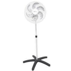 Ventilador Coluna 50cm Plástico Branco 200W Industrial Turbo Turbão 6 