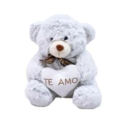 Urso Coração Te Amo 29Cm - Pelúcia - Fofy Toys