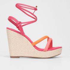 Sandália Anabela Vizzano Amarração Feminina