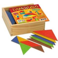 Tangram 10 Jogos Em MDF 70 Peças - Jottplay