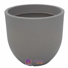Vaso Laos Tramontina Basic Em Polietileno Concreto 45 Cm Tramontina
