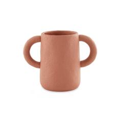 Cachepot em Cimento - Terracota - 20x27x15cm - Mart