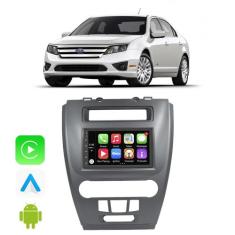 Kit Multimidia Fusion 2009 10 11 2012 7" Android Auto CarPlay Voz Goog