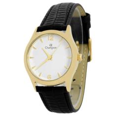 Relogio Masculino Champion Analogico Aço Inoxidavel Dourado Resistente a Agua Original 1 Ano de Garantia CN24566B