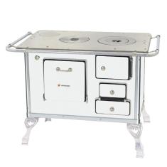 Fogão a Lenha Tradicional Venâncio 01 Branco 1ebr
