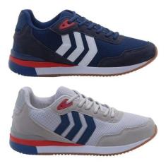 Kit 2 Pares De Tenis Casual Lançamento Masculino - Dix, 41, Marinho, C