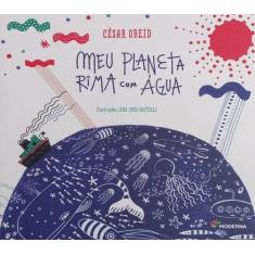 Livro - Meu planeta rima com água - editora moderna