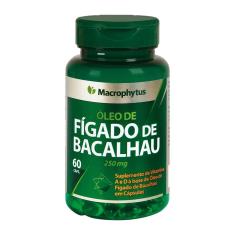 Figado de Bacalhau 250mg 60 cápsulas Macrophytus 