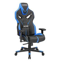 Cadeira Gamer MX8 Giratoria Preto/Azul, Mymax, 25.009064, Preto e azul