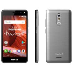 Smartphone Positivo Twist S511 16Gb Cinza 3G - Quad Core 1Gb Tela 5 Câ